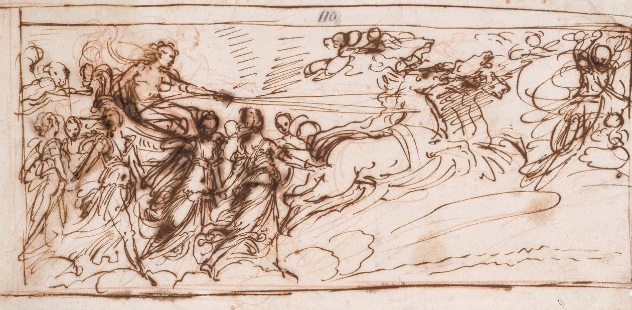 Apollo på solvognen av Guido Reni