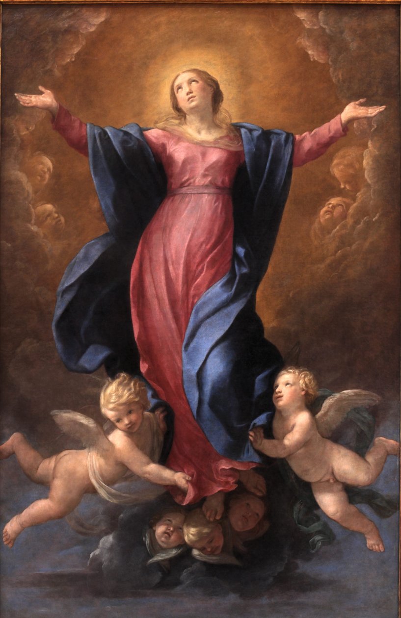 Antagelse av jomfruen av Guido Reni