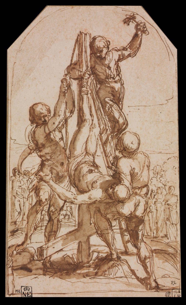 Korsfestelsen av den hellige Peter av Guido Reni