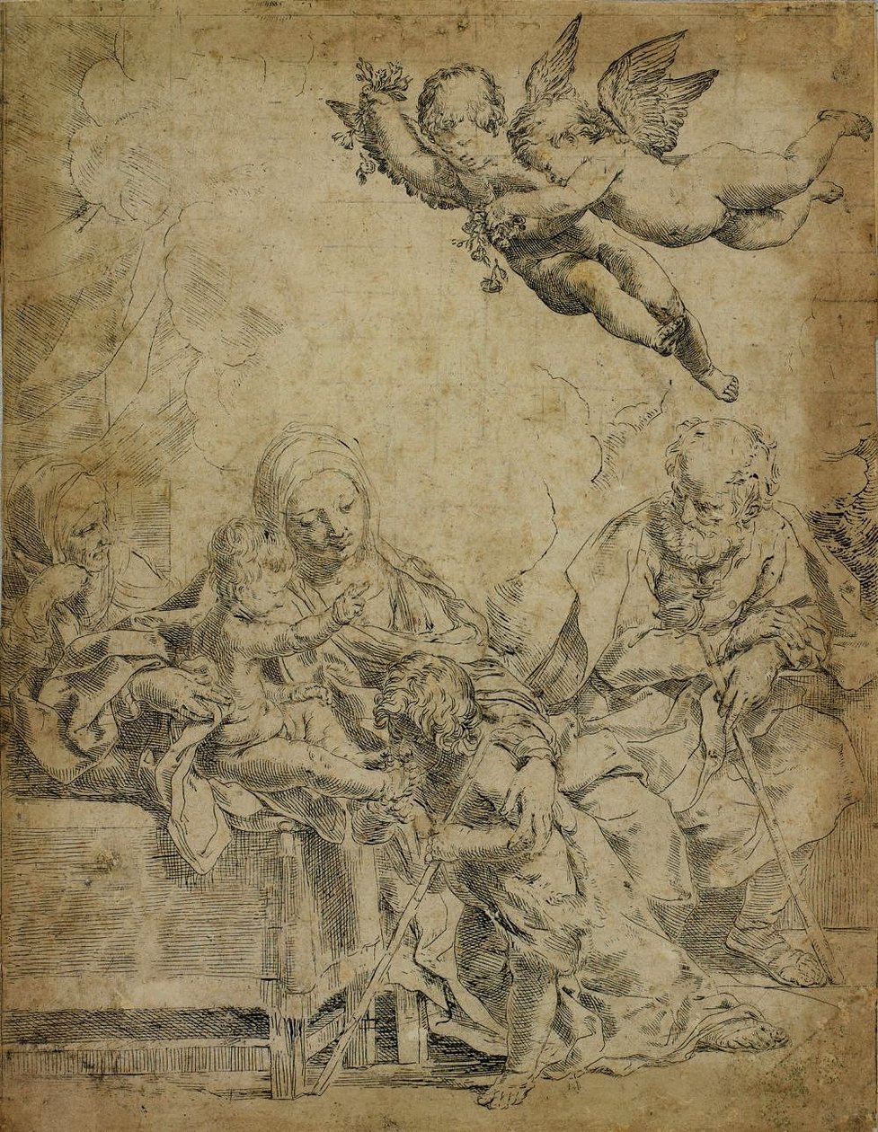 Hellig familie av Guido Reni