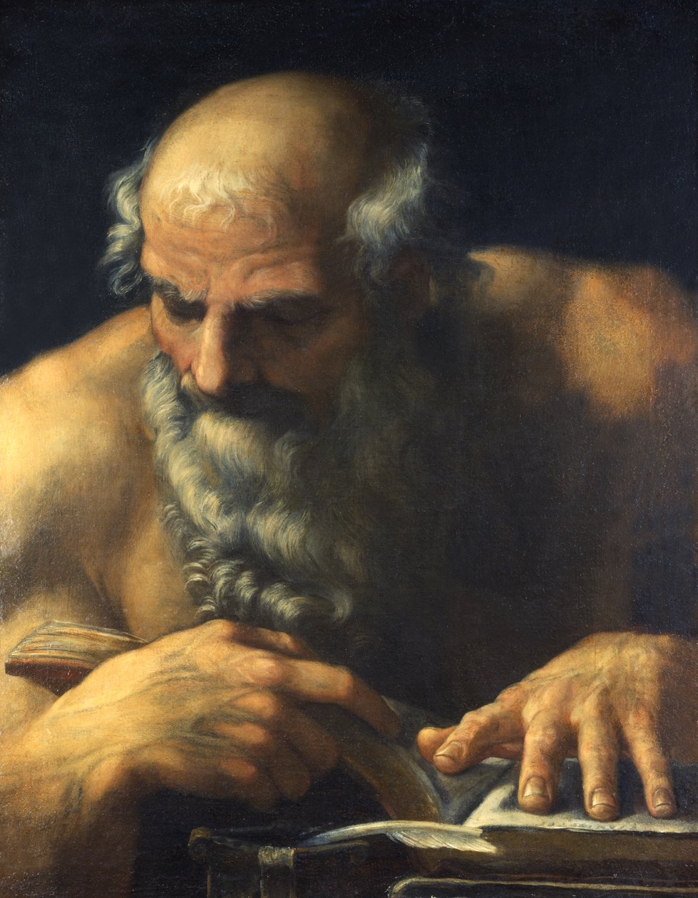 Den hellige Jerome av Guido Reni