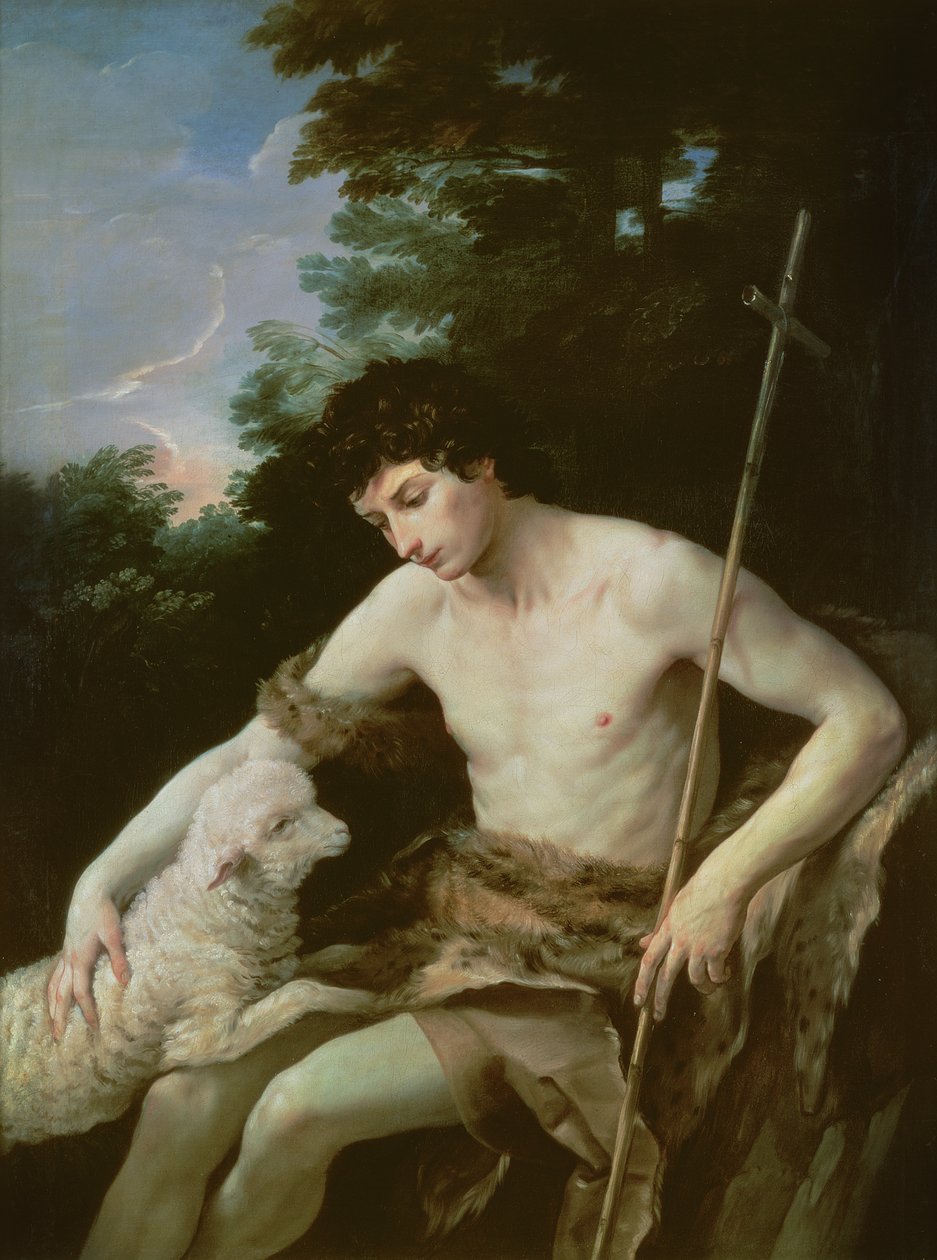 Døperen Johannes i ødemarken, ca. 1625 av Guido Reni