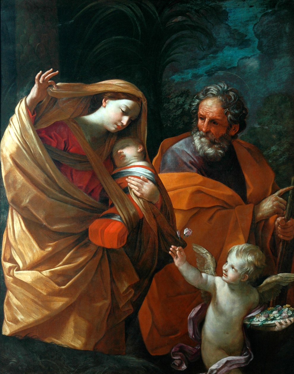 Flykten til Egypt av Guido Reni