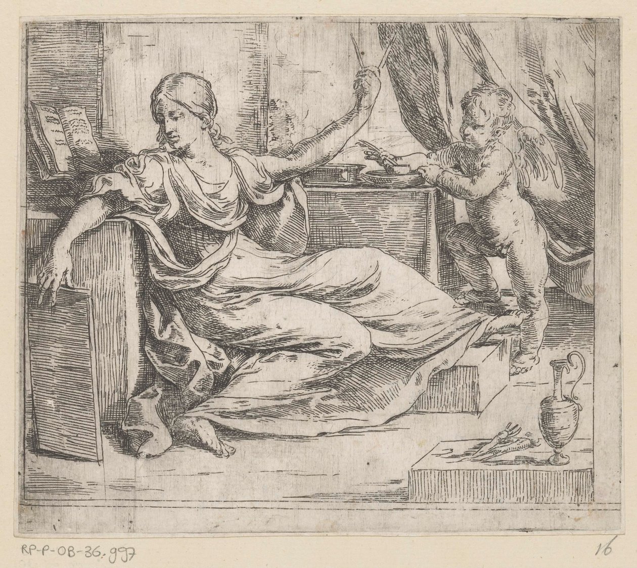 Allegori om læring av Guido Reni