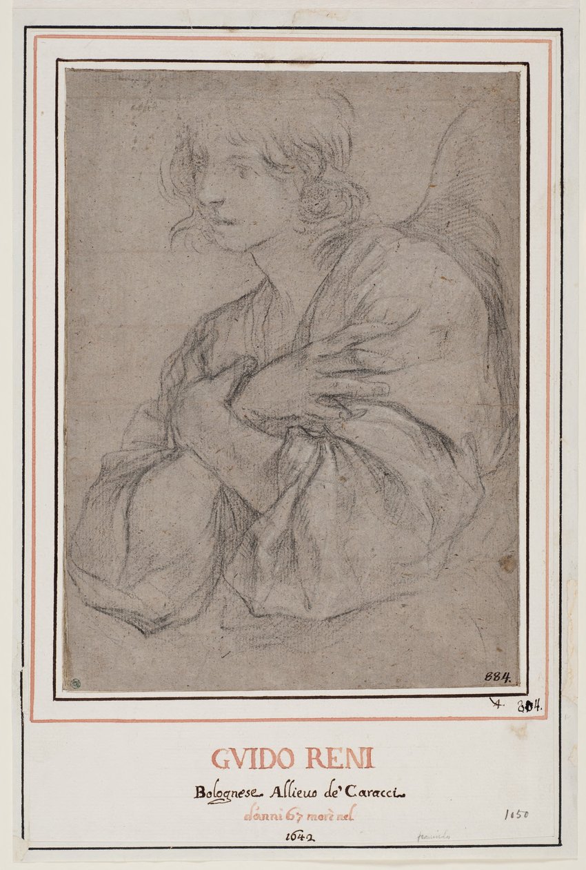 En engel med korslagte armer av Guido Reni