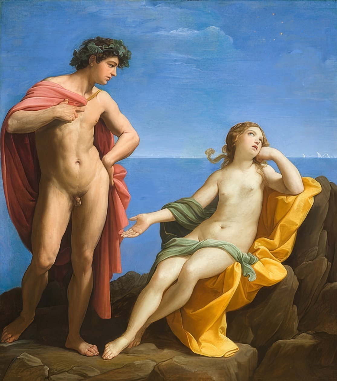 Bacchus og Ariadne. Rundt 1619-20 av Guido Reni
