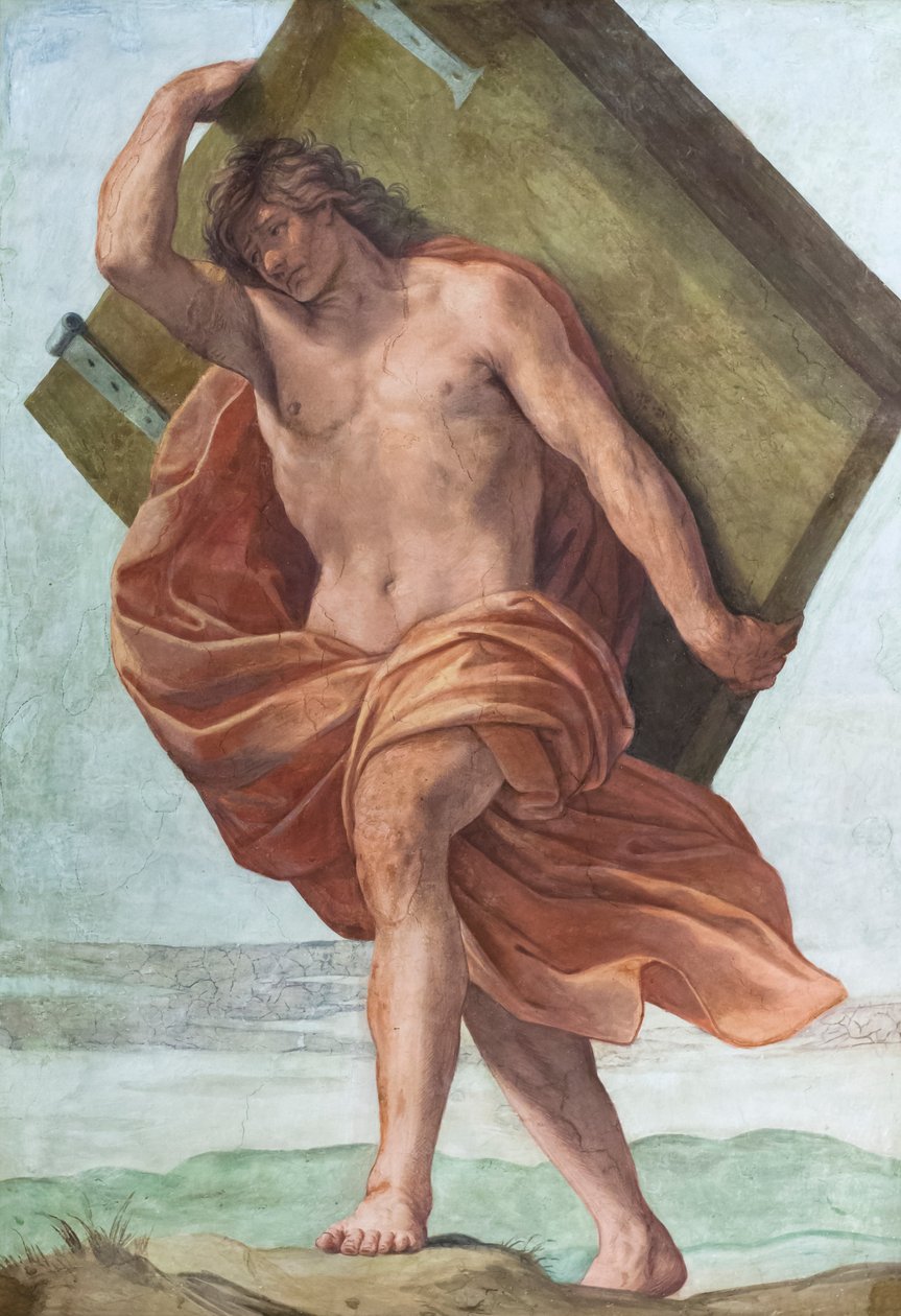 Takfresker av rommet til Aldobrandini-bryllupet, som viser scener fra historiene til Samson (fresco) av Guido Reni