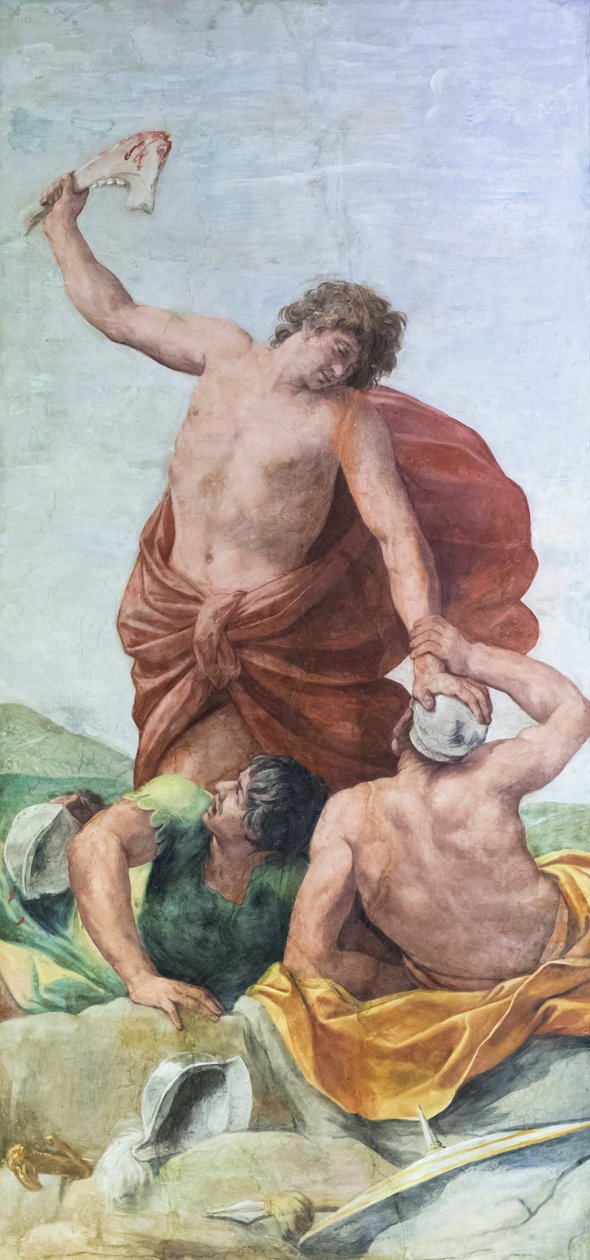 Takfresker av rommet til Aldobrandini-bryllupet, som viser scener fra historiene til Samson (fresco) av Guido Reni