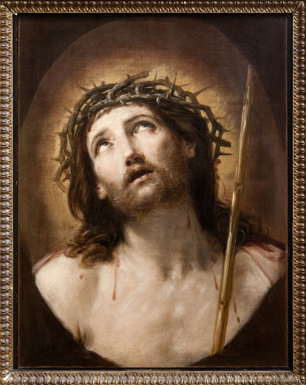 Kristus med siv, også kjent som Ecce Homo, ca. 1639-40 (olje på lerret) av Guido Reni