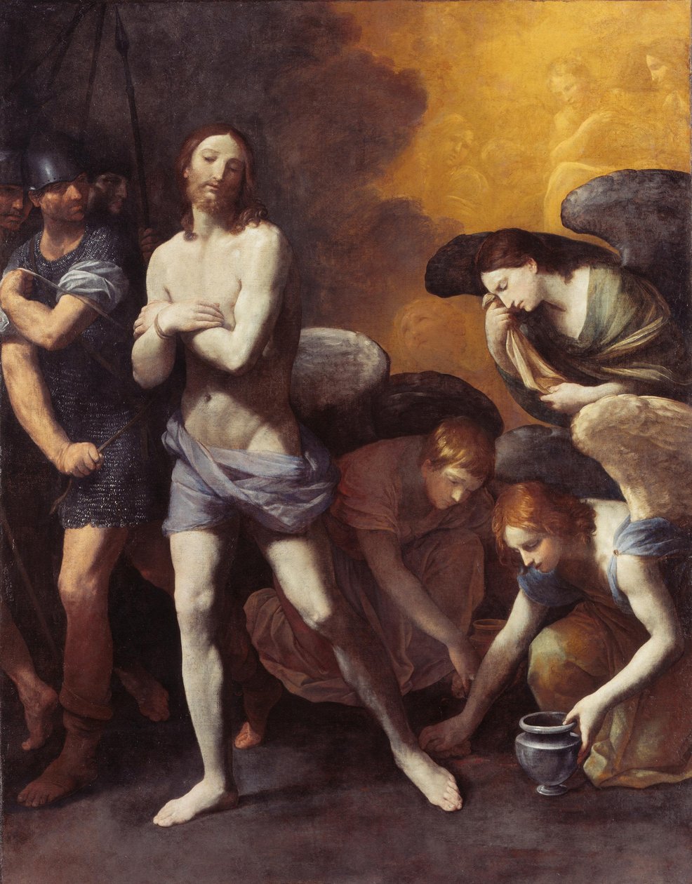 Kristus føres bort etter piskingen av Guido Reni