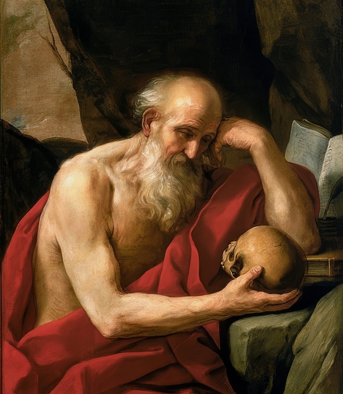 Den hellige Jerome av Guido Reni