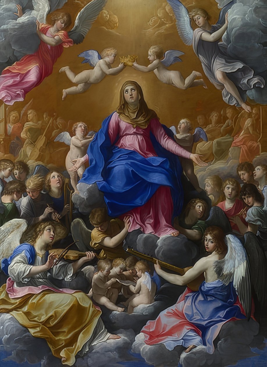 Marias kroning. Rundt 1607 av Guido Reni