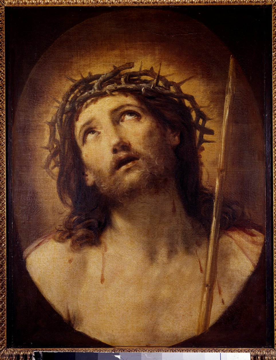 Ecce homo Maleri av Guido Reni dit Le Guide (1575-1642) 1600-tallet Søn. 0,62x0,48 m av Guido Reni