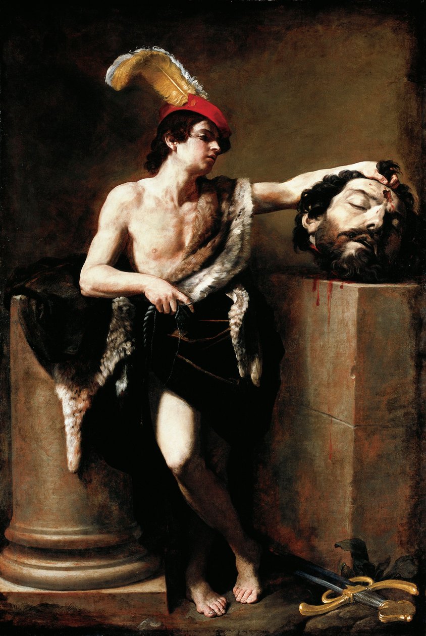 Italia, David med hodet til Goliat av Guido Reni