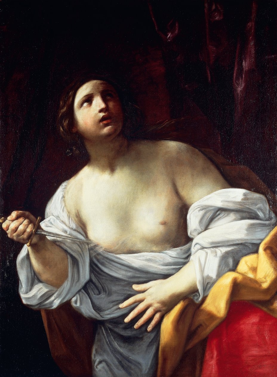 Lucretia, av Guido Reni (1575-1642) av Guido Reni