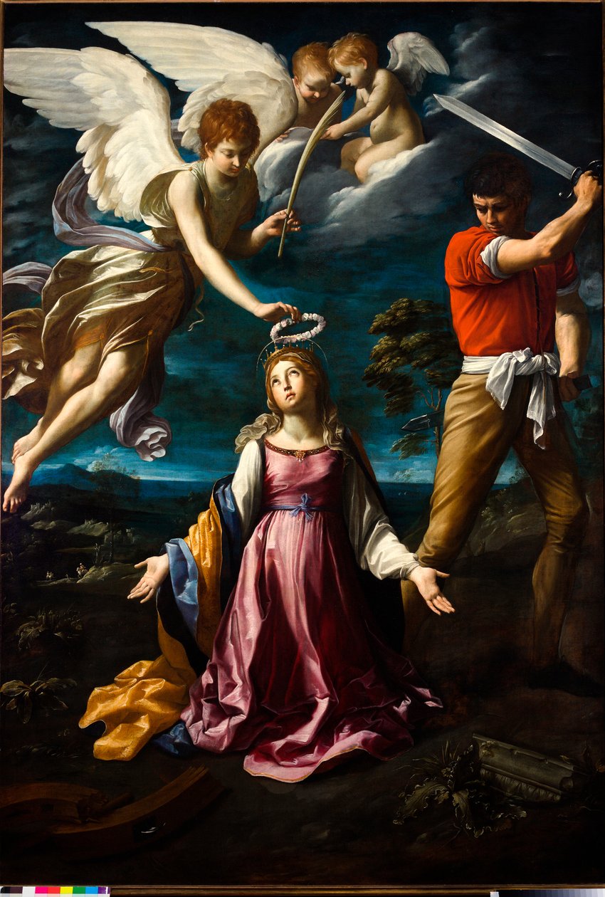 Martyrdøden til den hellige Katarina av Alexandria av Guido Reni
