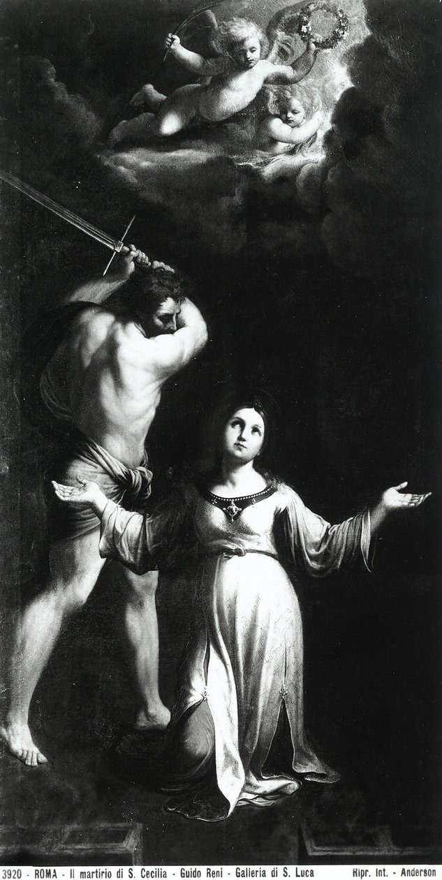 Martyrdøden av Saint Cecilia, ca. 1603 av Guido Reni