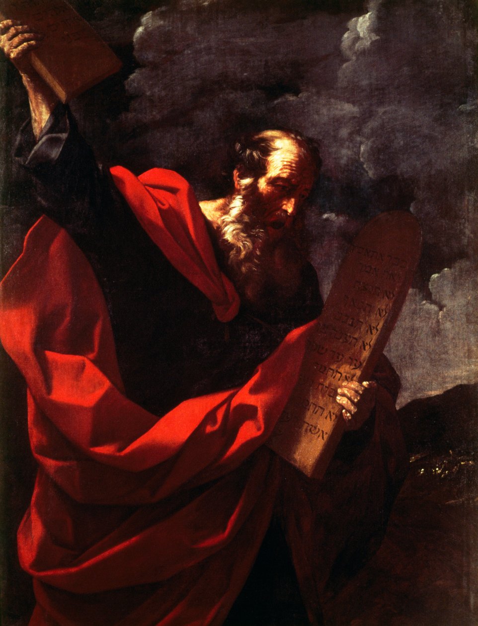Moses med lovtavler av Guido Reni