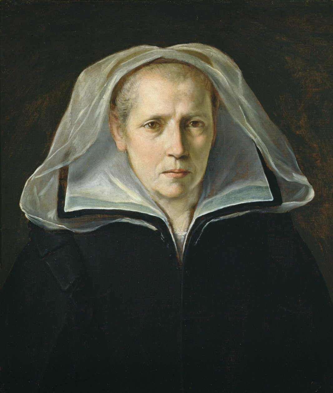 Portrett av mor Ginevra Pucci, ca. 1610 (olje på lerret) av Guido Reni