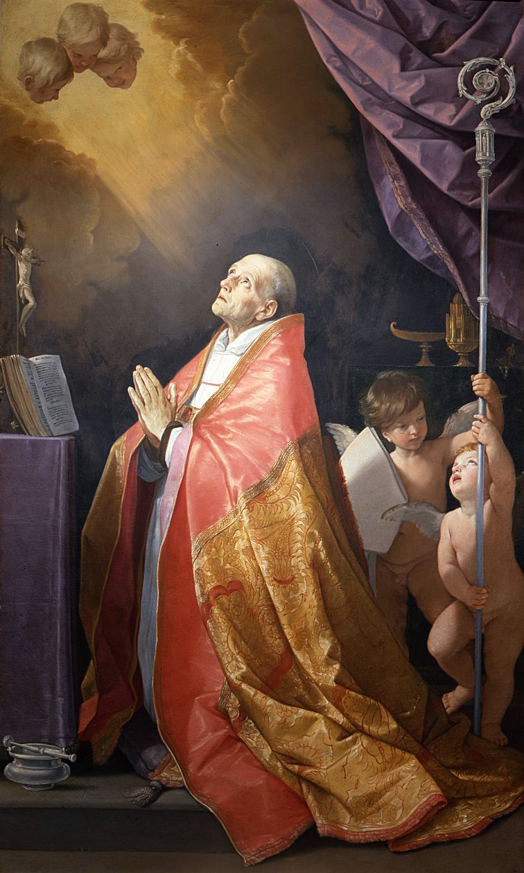 Saint Andrea Corsini, ca. 1629-1630. av Guido Reni