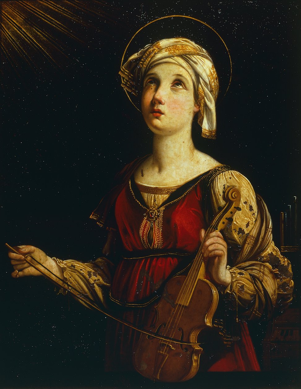 Den hellige Cecilia av Guido Reni