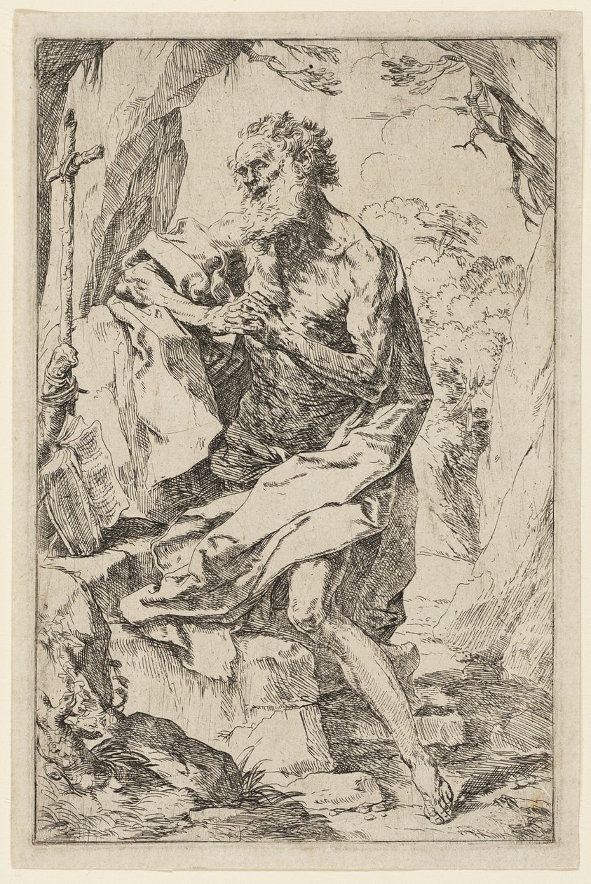 Den hellige Jerome av Guido Reni