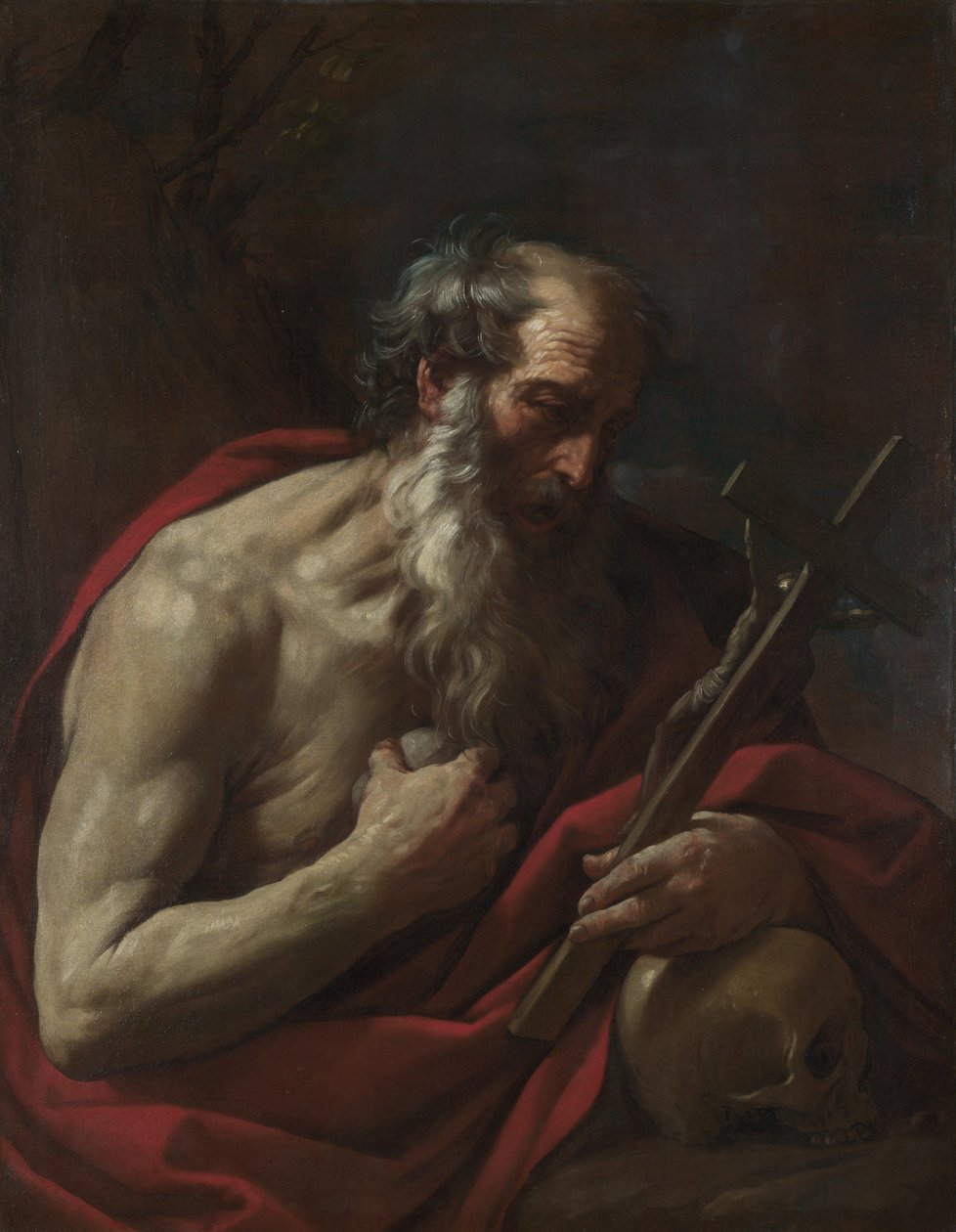 Saint Hieronymus, ca 1624-1625. av Guido Reni
