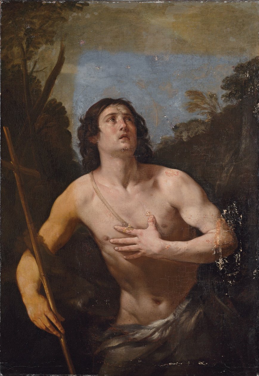 Døperen Johannes i villmarken av Guido Reni