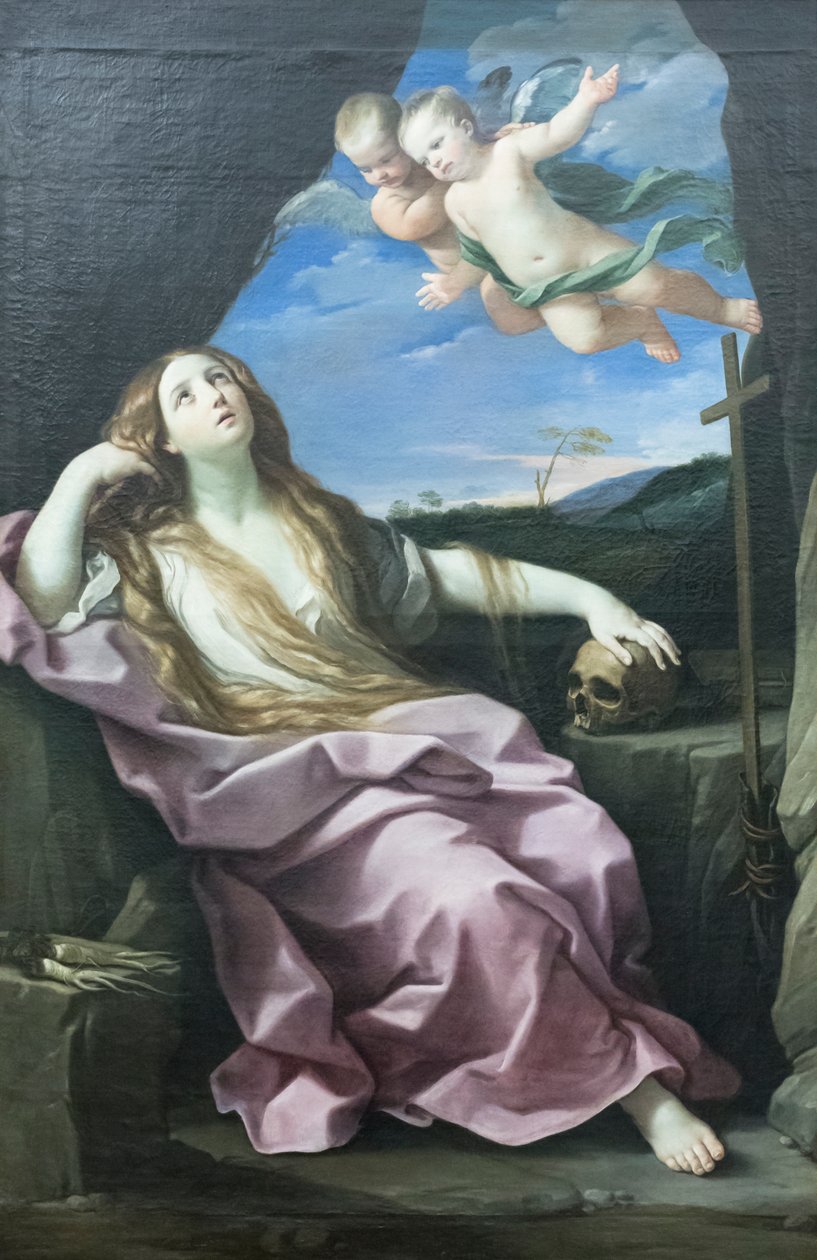 Sankt Maria Magdalena angrende av Guido Reni