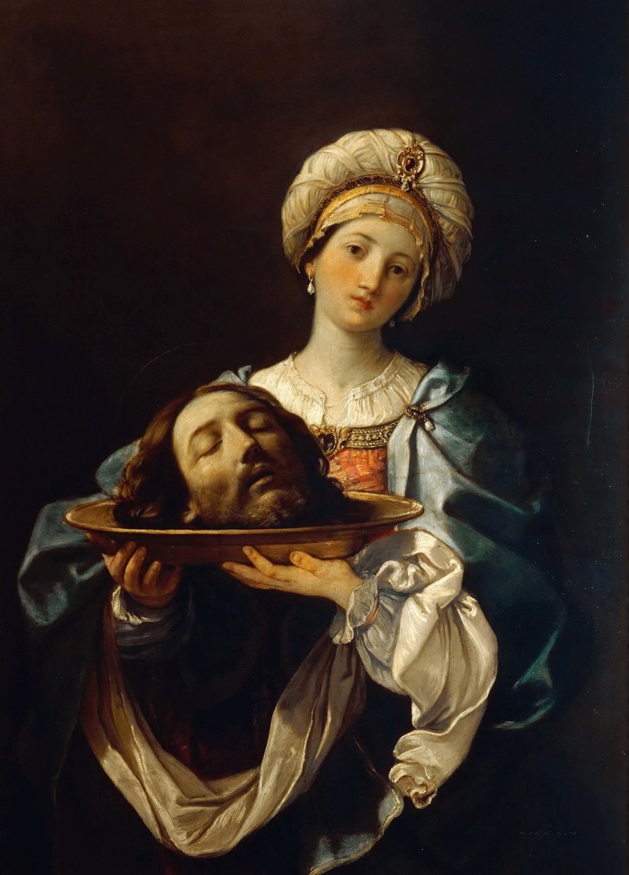Salome holder hodet til døperen Johannes, ca 1638. av Guido Reni