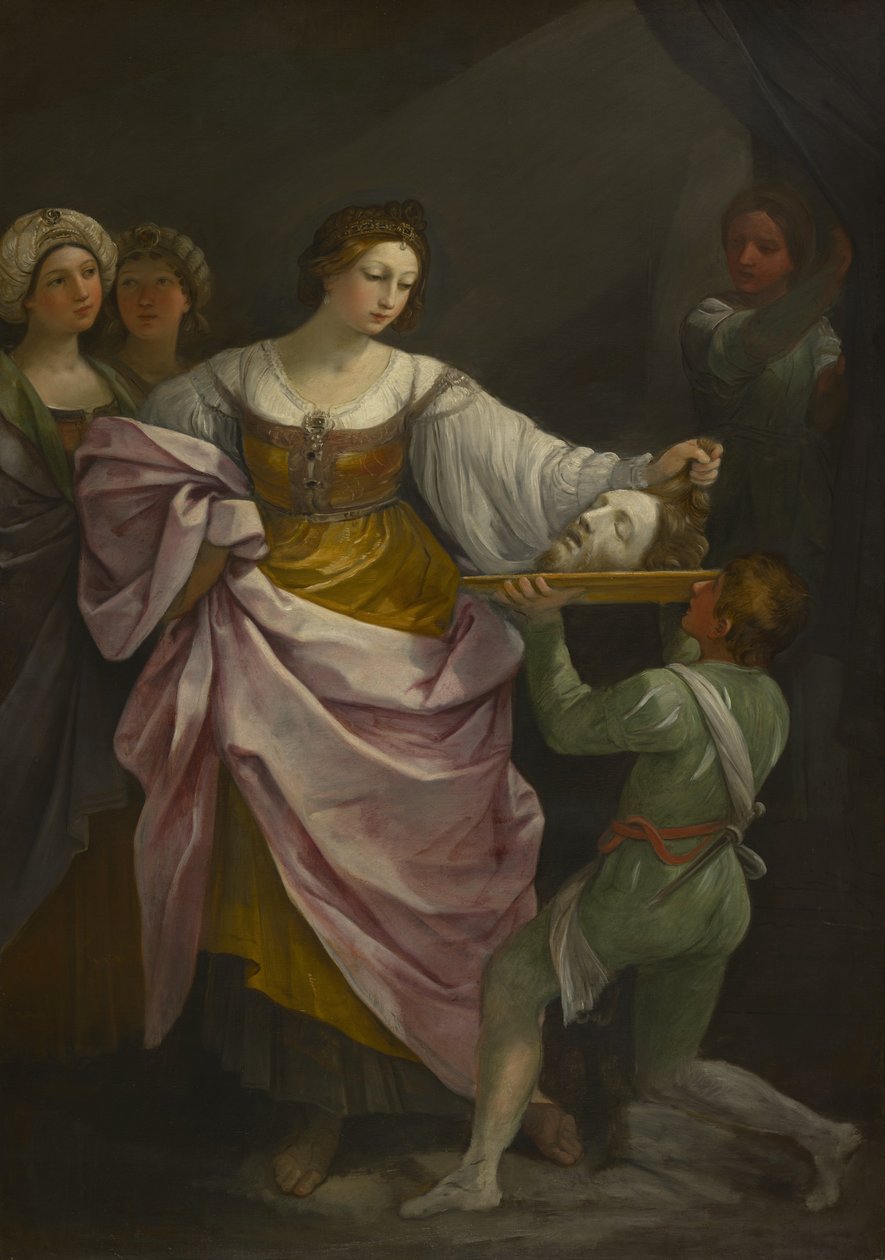 Salome med hodet til døperen Johannes, ca. 1639-42 av Guido Reni