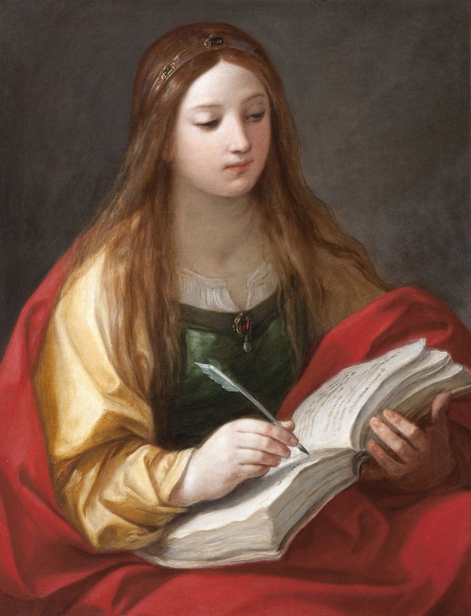 Sibylle - Sibyl par Reni, Guido (1575-1642). Olje på lerret, Strada Nuova-museene, Genova av Guido Reni