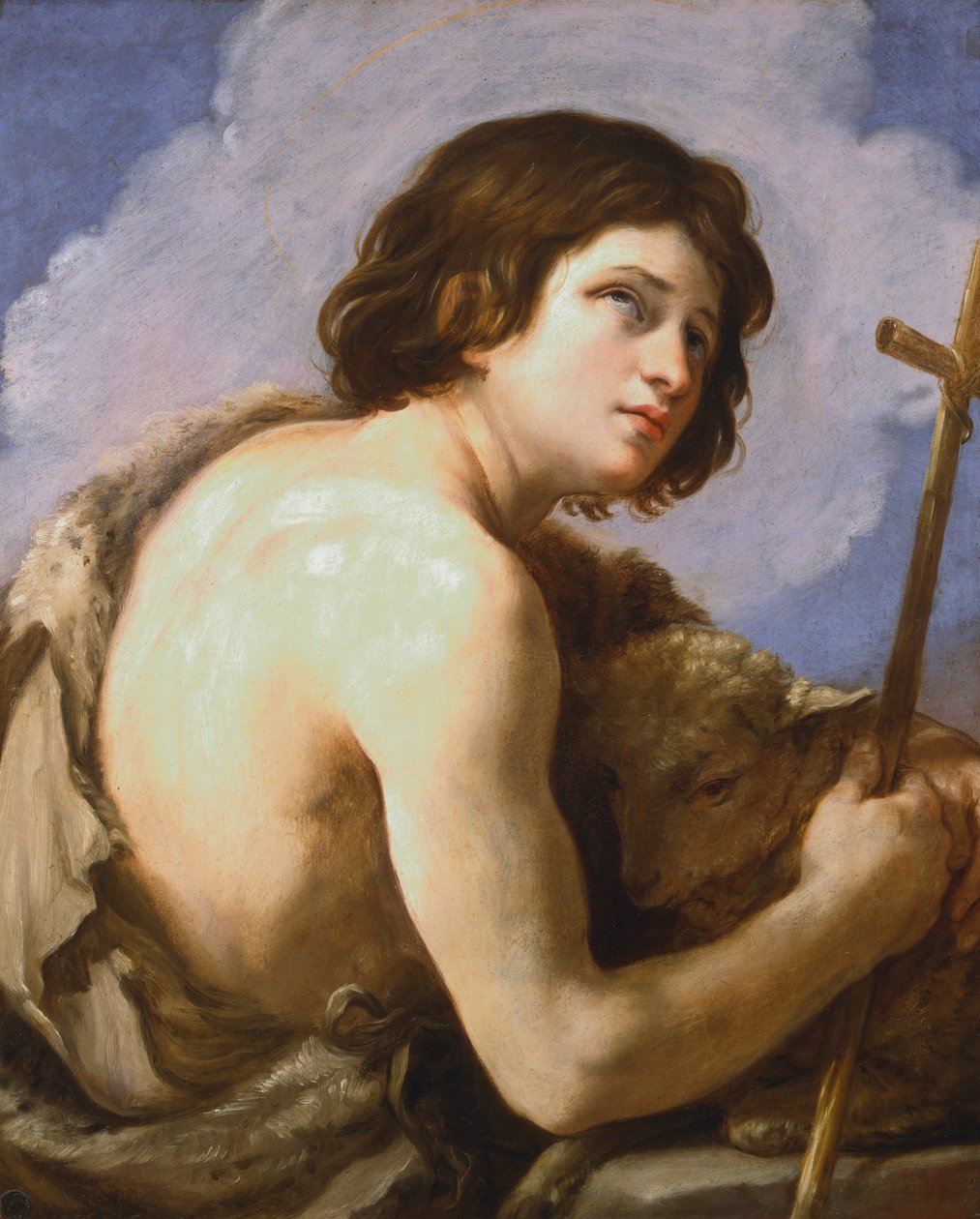Døperen Johannes, c1595-1642 av Guido Reni