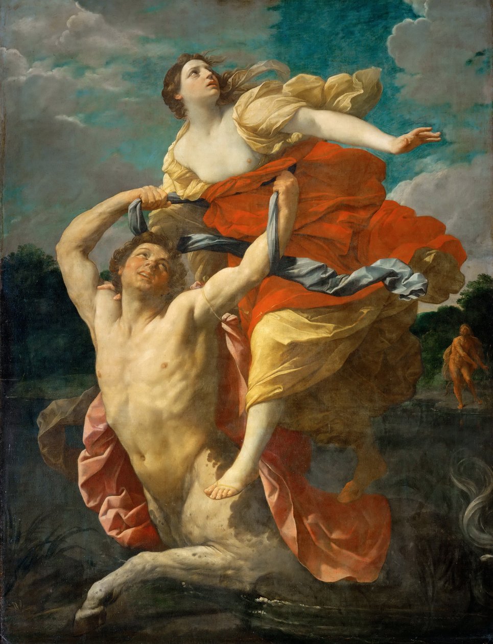 Bortføringen av Deianeira av Kentauren Nessus av Guido Reni