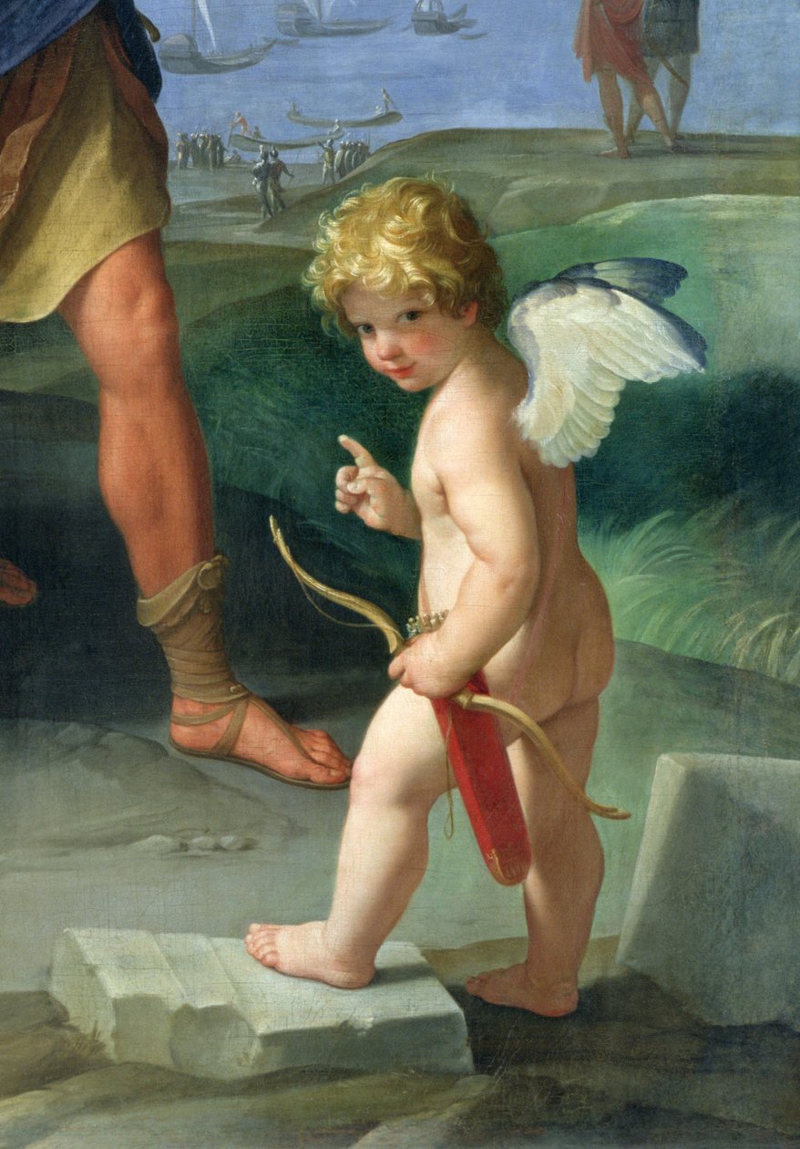 Bortføringen av Helen, 1631 (detalj av 39333) av Guido Reni