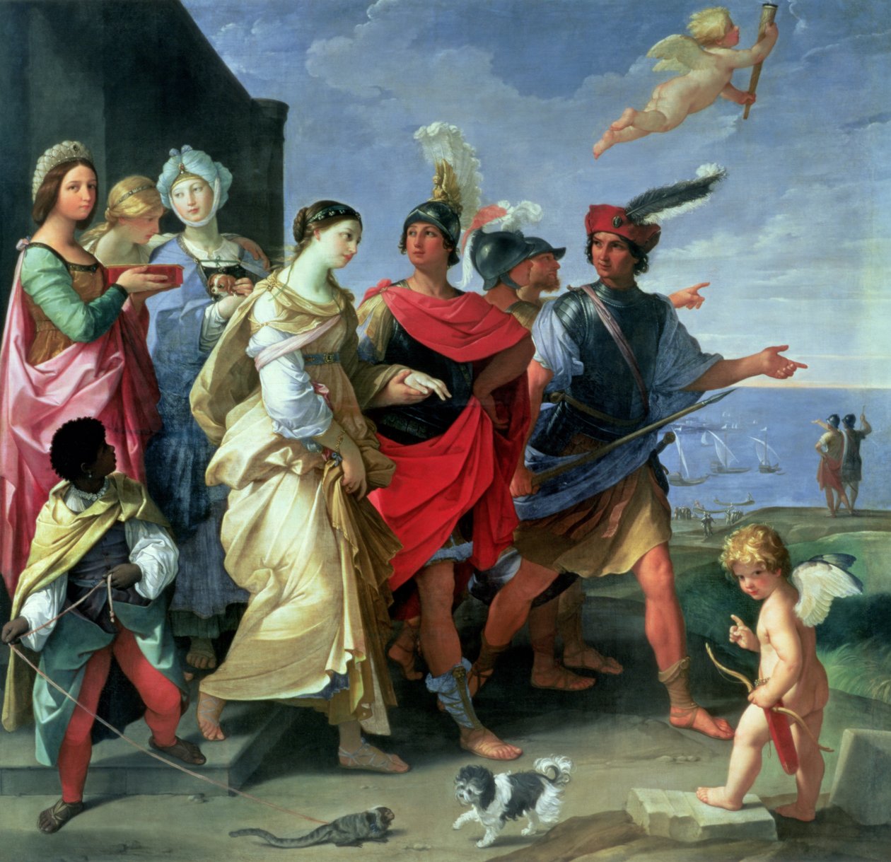 Bortføringen av Helen, ca. 1626-31 av Guido Reni