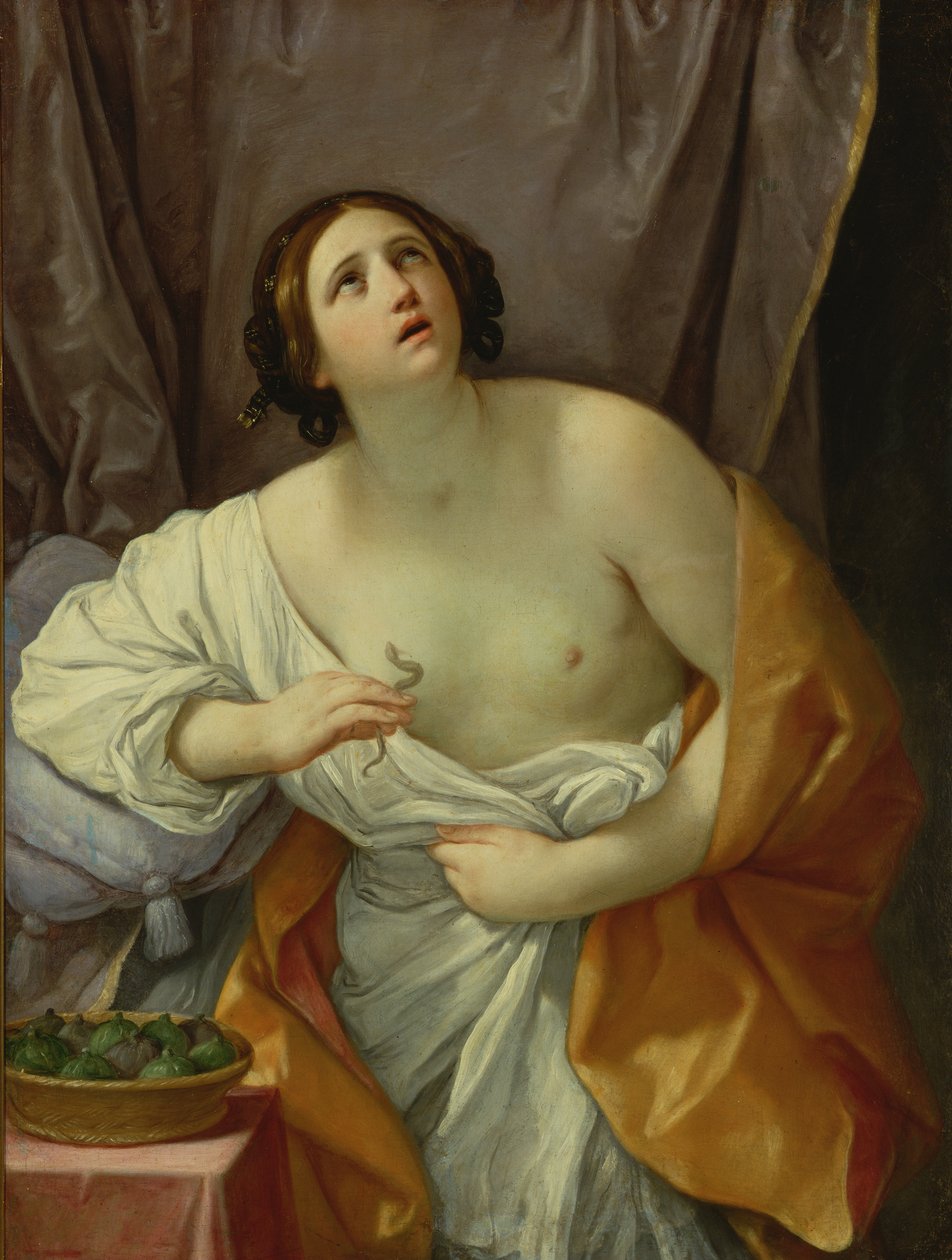 Kleopatras død, 1638-39 av Guido Reni