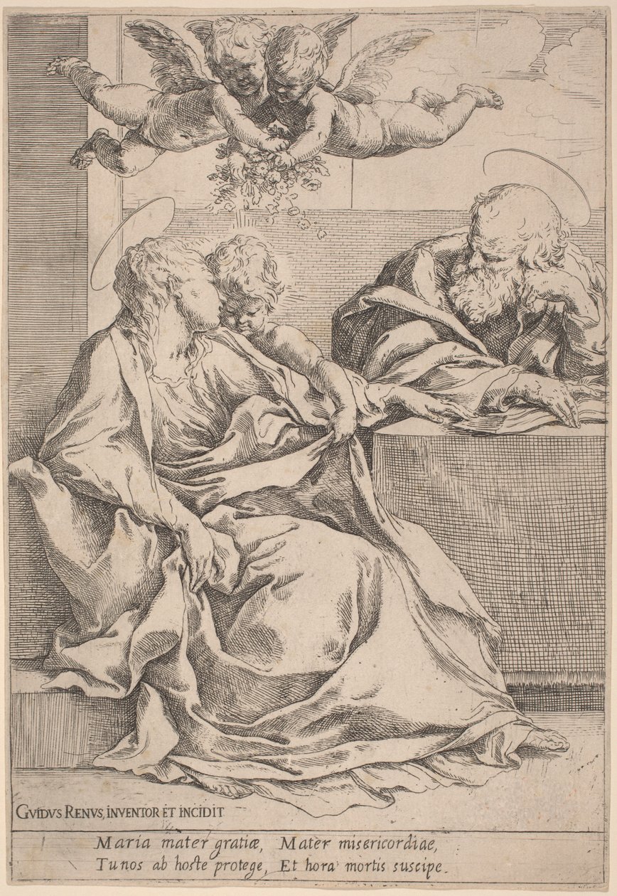 Den hellige familie av Guido Reni