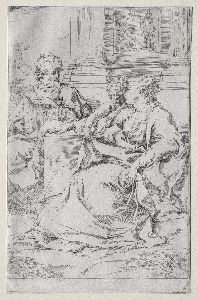 Den hellige familie av Guido Reni