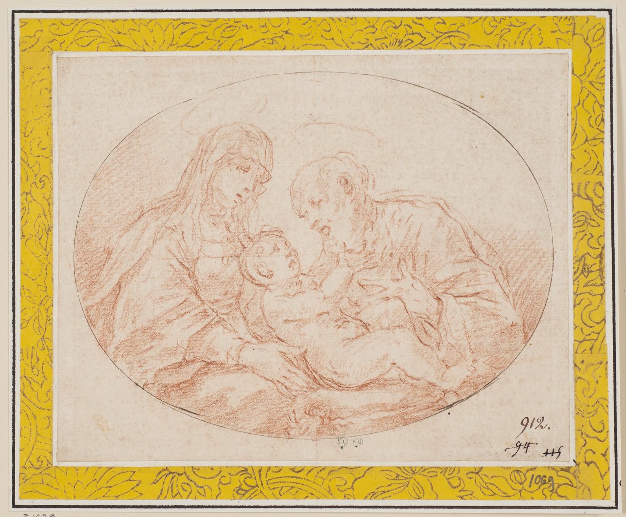 Die Heilige Familie av Guido Reni
