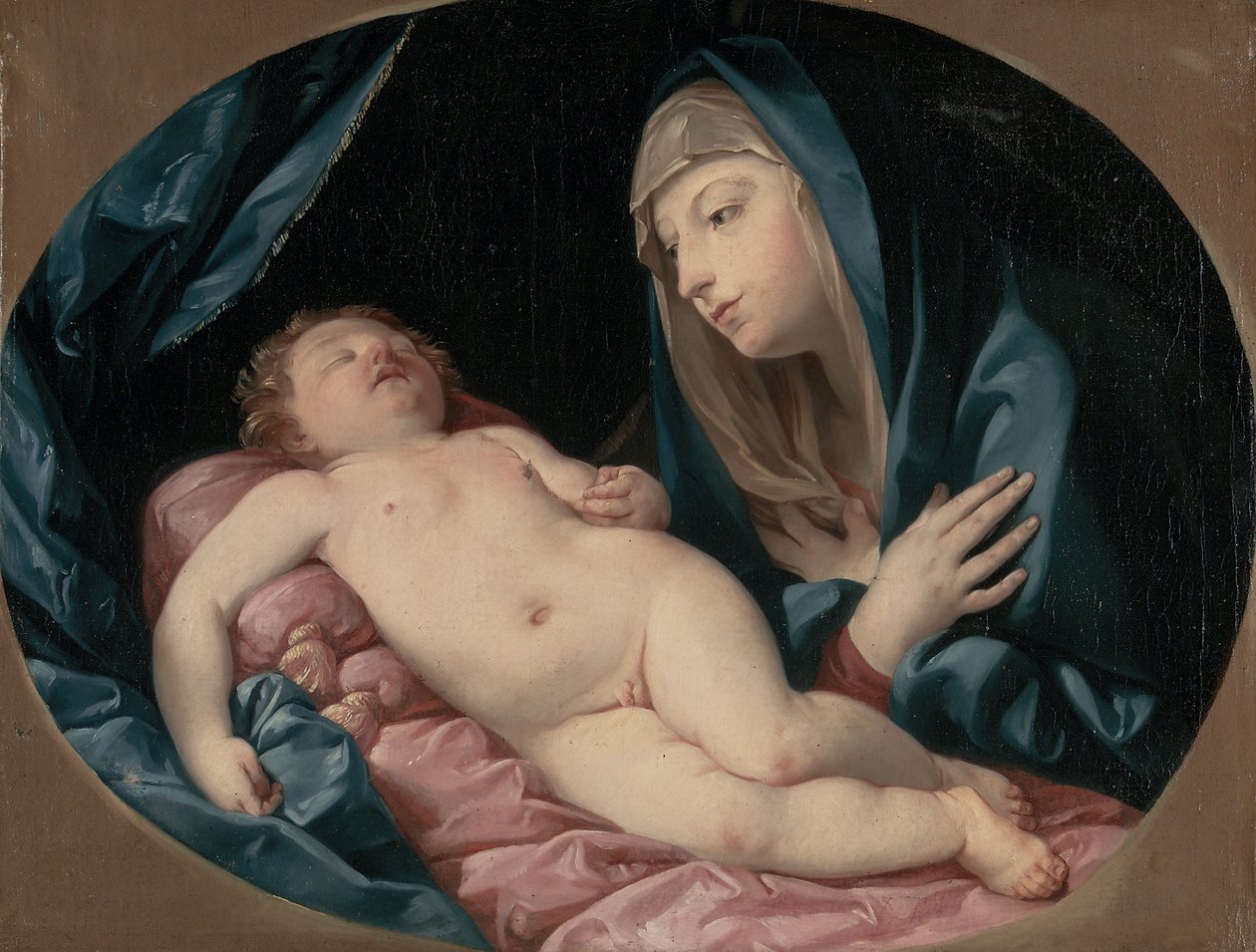 Madonnaen som elsker det sovende barnet av Guido Reni