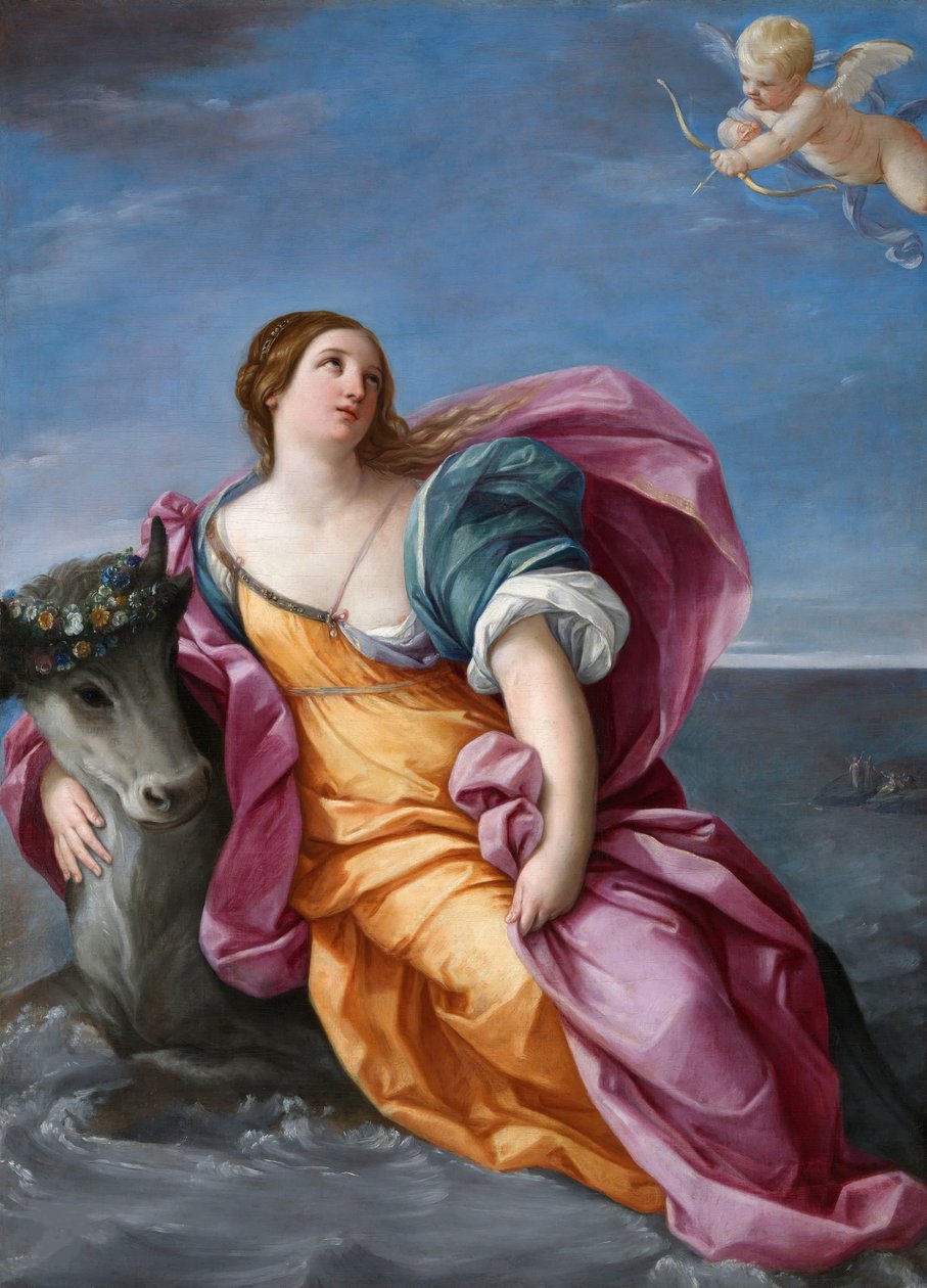 Voldtekten av Europa, 1637-1639. av Guido Reni
