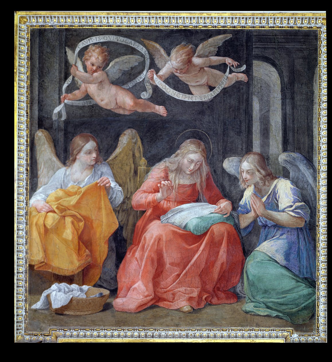 The Virgin Sewing, fra 