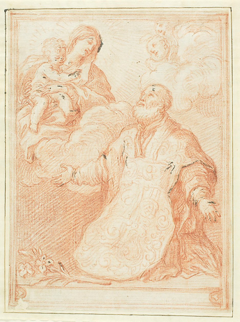 Visjon av Saint Philip Neri av Guido Reni