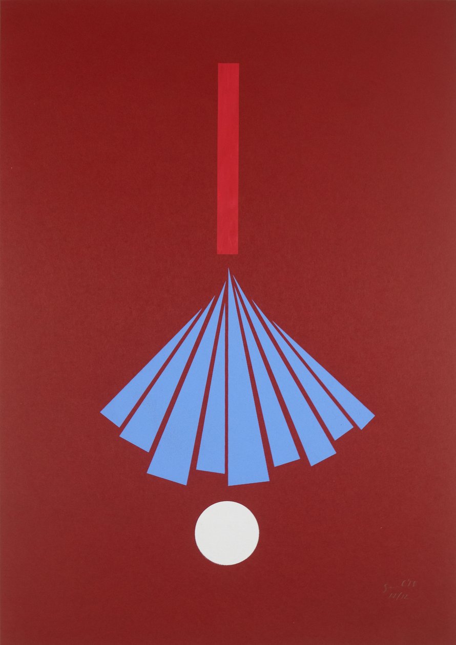 Inverted Ballerina Nº1, 2018 (silketrykk) av Guilherme Pontes