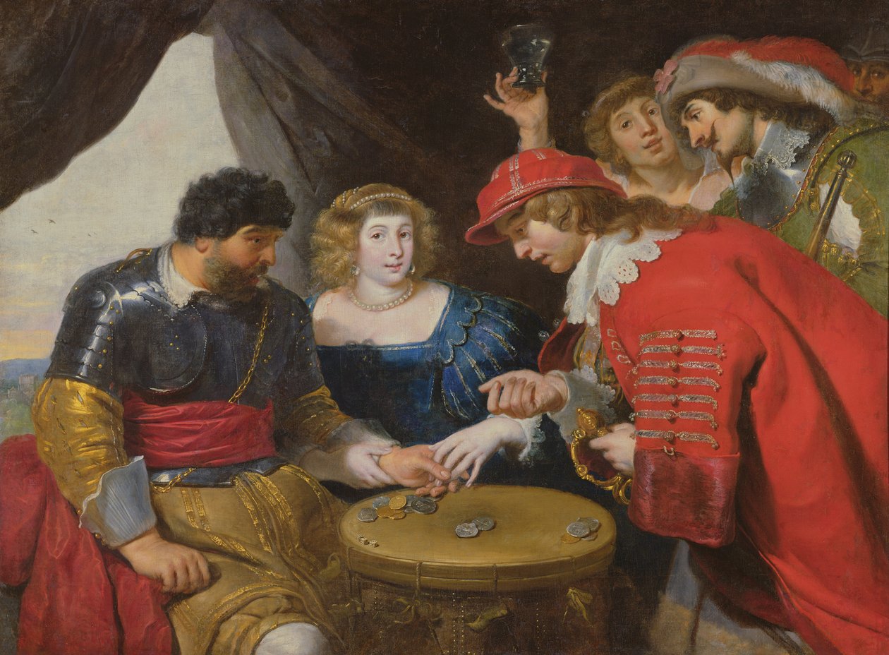 Galant scene, eller The Passions av Guillam de Vos