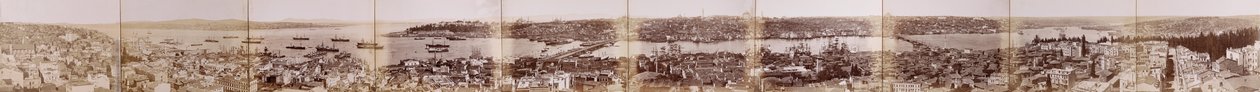 Panorama over Konstantinopel av Guillaume Berggren