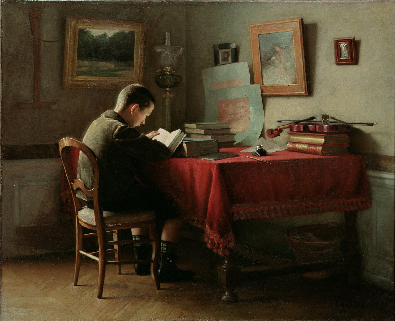 Den ivrige skolegutten av Guillaume Larrue