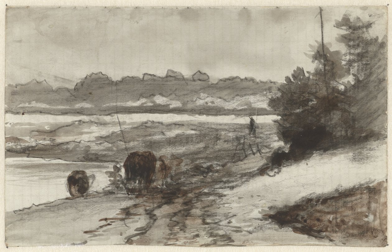 Landskap av Guillaume Anne van der Brugghen