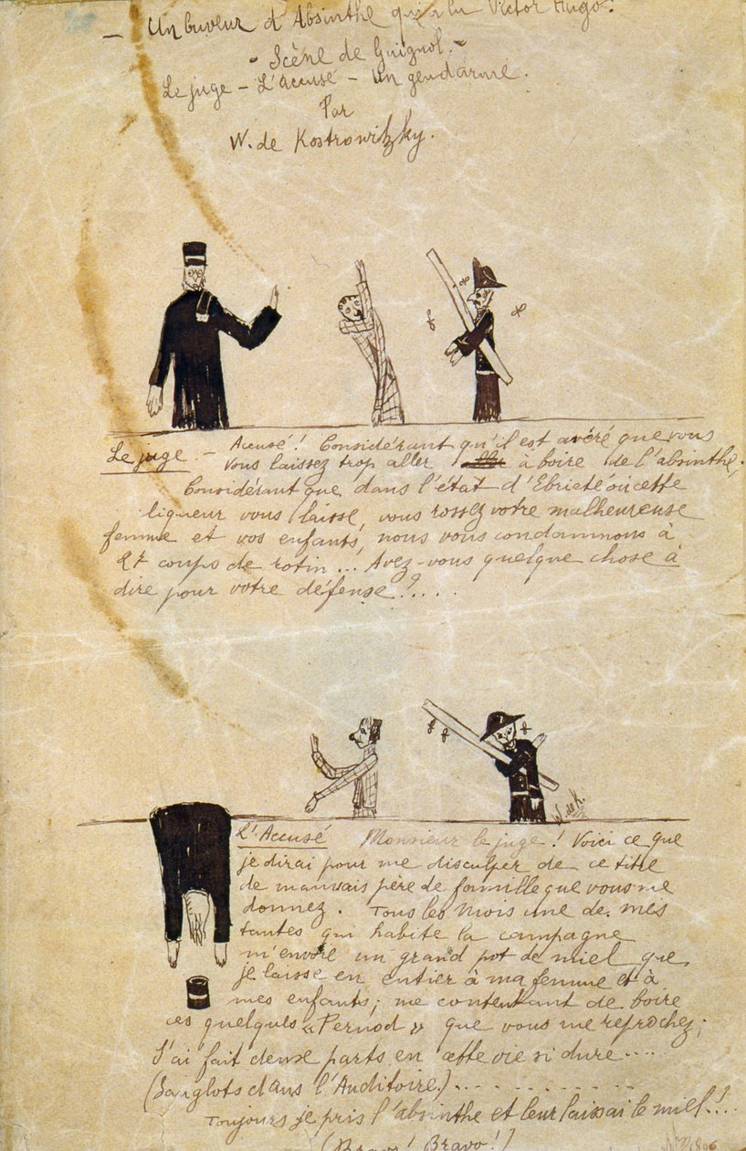 AbsintheVictor Hugo, c1895-1900. av Guillaume Apollinaire
